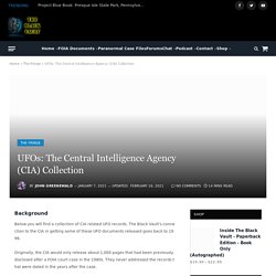 UFOs: The Central Intelligence Agency (CIA) Collection - The Black Vault