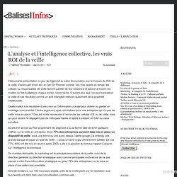 L’analyse et l’intelligence collective, les vrais ROI de la veille