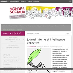 Journal interne et intelligence collective