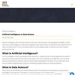 Artificial Intelligence vs Data Science - Abroad Education Consultants