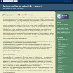 Business Intelligence and Agile Development: Building a large real-world SQL Server demo database