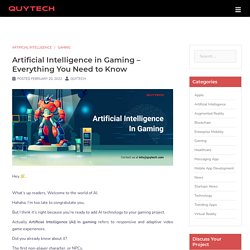 Role of Artificial Intelligence in Game Development