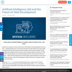 Artificial Intelligence (AI) and the Future of Web Development