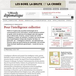 Pour l'intelligence collective, par Pierre Lévy