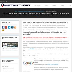 Top5 Des Outils De Veille Et D'intelligence Economique Pour Les PME