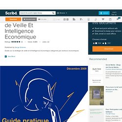 Guide Pratique Outils de Veille Et Intelligence Economique