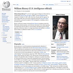 William Binney (U.S. intelligence official)