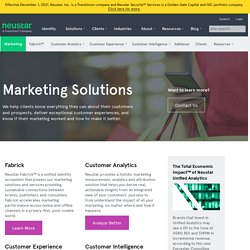 Marketing Solutions - Intelligence, Experience, and Analytics