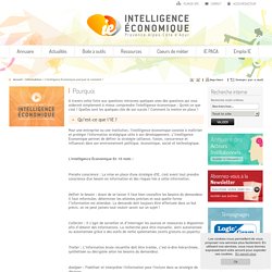 L'Intelligence Economique pourquoi et comment ?