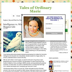 Intelligence vs. Wisdom: 11 Insights for a Happier Life - Tales of Ordinary Magic