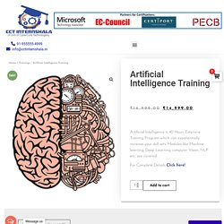 Best Artificial Intelligence course and Training
