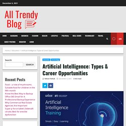 Artificial Intelligence: Types & Career Opportunities