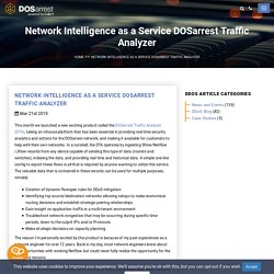 Network Intelligence as a Service DOSarrest Traffic Analyzer