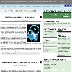 intelligence « Psychology Blog