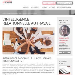 L'intelligence relationnelle au travail - Expertheque