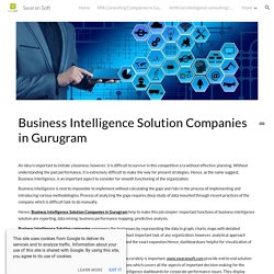 Swaran Soft - Business Intelligence Solutions Company in Gurugram