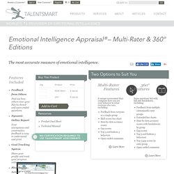 Emotional Intelligence Appraisal Multi-Rater & 360 Editions - TalentSmart