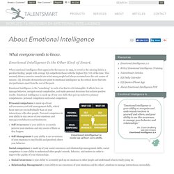 About Emotional Intelligence