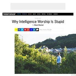Why Intelligence Worship Is Stupid