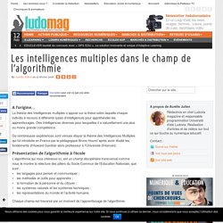 Les intelligences multiples dans le champ de l'algorithmie