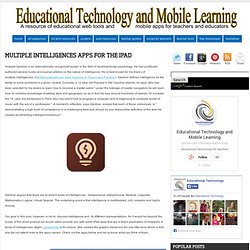 Multiple Intelligences Apps for The iPad