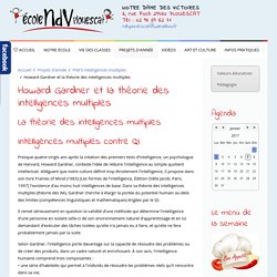 Howard Gardner et la théorie des intelligences multiples