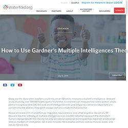 How to Use Gardner's Multiple Intelligences Theory to Help Struggling Students
