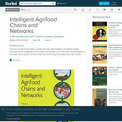 Intelligent Agrifood Chains and Networks