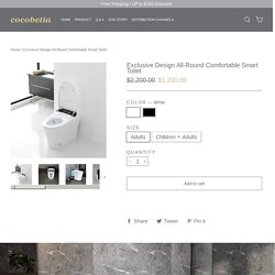Intelligent Toilet with Bidet, Seat Cover, Flusher & Features – cocobellabath