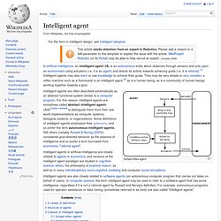 Intelligent agent - Wikipedia