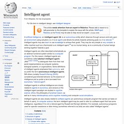 Intelligent agent