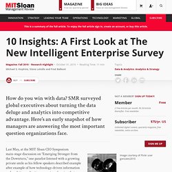 10 Insights: A First Look at The New Intelligent Enterprise Survey