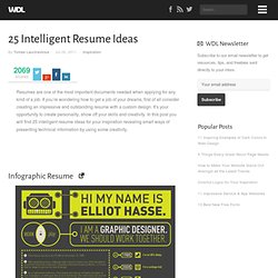 25 Intelligent Resume Ideas