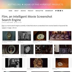 Flim, an Intelligent Movie Screenshot Search Engine