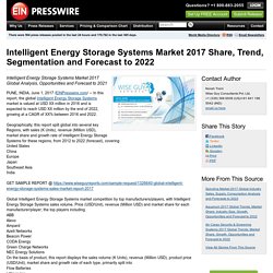 Intelligent Energy Storage Systems Market 2017 Share, Trend, Segmentation and Forecast to 2022