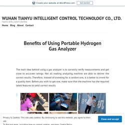 Benefits of Using Portable Hydrogen Gas Analyzer