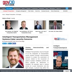 Intelligent Transportation Management Systems-Cyber security Concerns