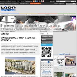 Gérard Collomb lance le concept de « Lyon Ville intelligente »