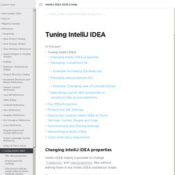 IntelliJ IDEA precise adjustments reference.