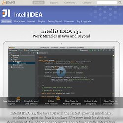 Do more high-quality code in less time with IntelliJ IDEA.