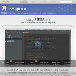 Best Java IDE with smart Java editor, Java debugger, Java code generator, automatic Java code coverage measurement, Java GUI builder, fully supporting Java EE, for productive Java programming