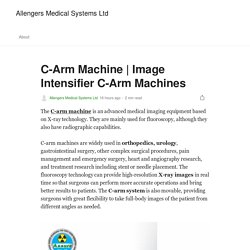 Image Intensifier C-Arm Machines