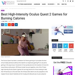 Best High-Intensity Oculus Quest 2 Games for Burning Calories