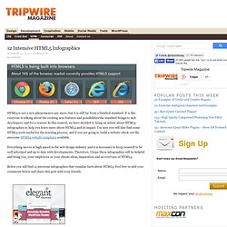 12 Intensive HTML5 Infographics