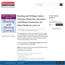 Reading and Writing Comics: Intensive Phonemic Awareness and Phonics