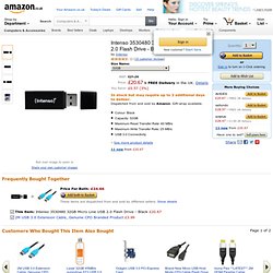 Intenso 3530480 32GB USB 3.0 Flash Pen Drive: Amazon.co.uk: Computers