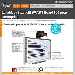 Tableaux interactifs SMARTBoard pour l'entreprise - SMARTboard.fr