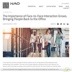Face-to-Face Interaction Brings People Back to the Office