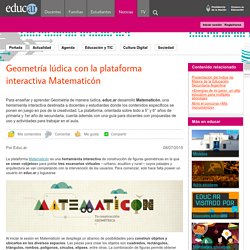 Geometría lúdica con la plataforma interactiva Matematicón
