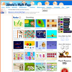 Johnnie's Math Page - The Best Math for Kids and their Teachers -Hundreds of Interactive Math Tools, Math Activities, and Math Games